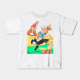 little cowboy rabbit vintage Kids T-Shirt